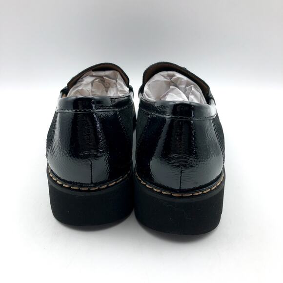 DONALD PLINER Women's Helio Loafer Size 7.5 Black Calf Suede NIB - Picture 9 of 12